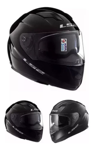 Jm Nuñez Casco Moto Integral Ls2 Ff 320 Doble Visor 