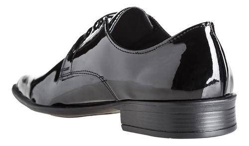 Zapatos De Vestir Cuero Autobrillo Hombre Charol Fiesta Moda