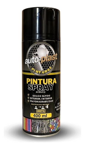 Pintura Acrílica Spray Alta Temperatura 400 Ml Autoplast