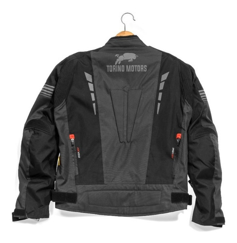 Chamarra Motociclista De Neopreno Con Protecciones Nafe