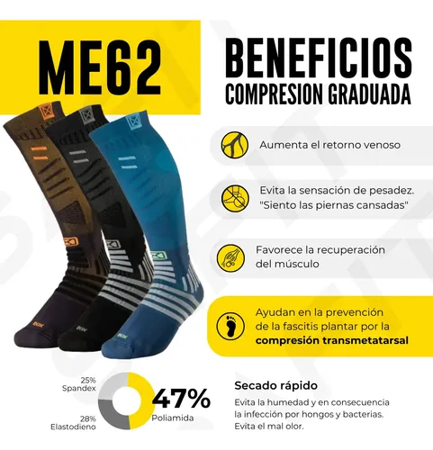 Medias Sox Compresión 15 20 Deportivas Running Trail