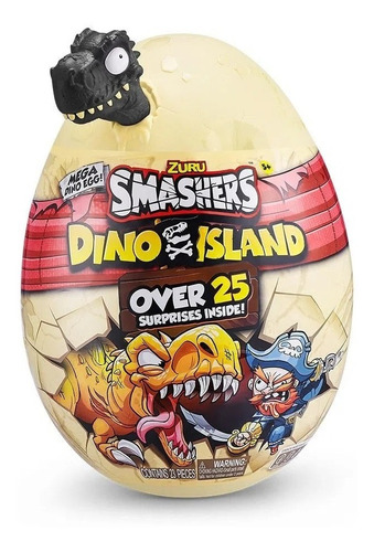 Smashers Dino Ilha Do Pirata Sortido 25 Surpresas Fun F00926