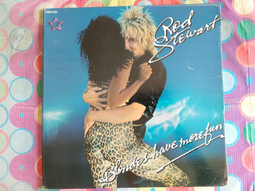 Rod Stewart Lp Las Rubias Se Divierten Mas