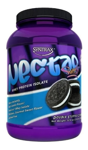 Proteína aislada de suero lácteo con néctar 907 g Syntrax Proteína sabores Oreo galletas