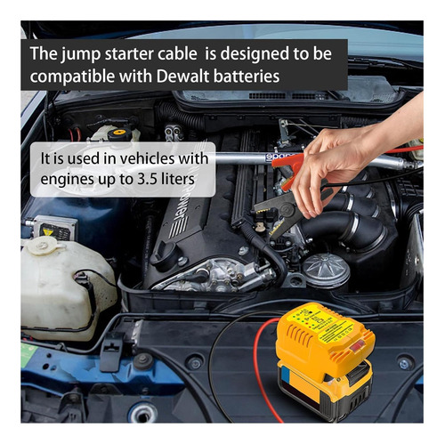 Adaptador Portátil De Partida Para Cabos Automotivos