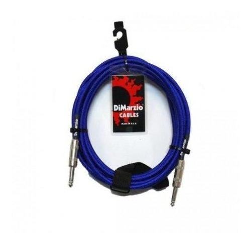 Cable Para Instrumento Dimarzio Ep1721ss Overbraid 6m Azul