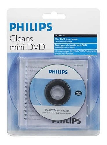 Limpiador Mini Dvd Philips Svc2580/10