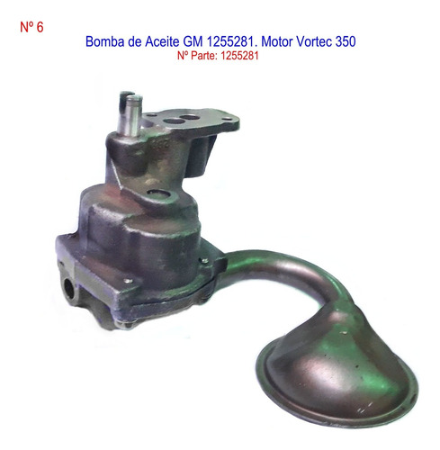 Bomba Aceite Chevrolet Gm 125528 Motor Vortec 350 (6)