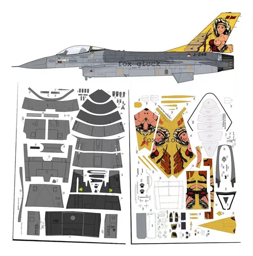 F-16 Block 52+ Papercraft