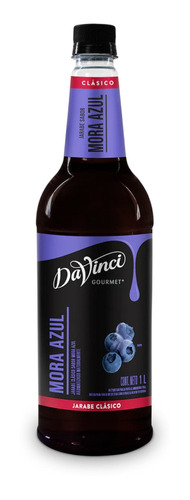 Jarabe Davinci Gourmet Para Bebidas Sabor Mora Azul 