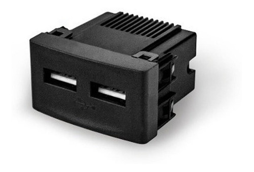 Modulo Toma Doble Usb Negro Kalop 1 A - Stg