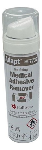 Adapt Spray Removedor De Adhesivo 50ml Hollister 7737 Color Blanco
