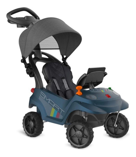 Carrinho De Passeio 2 Em 1 - Smart Baby Comfort Azul