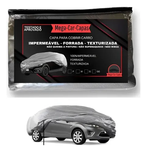 comprar Capa Pra Cobrir Carro Protetora Sol \u002F Chuva + Brinde.