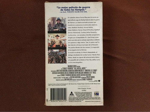 Nacido Para Matar Vhs (Usado)