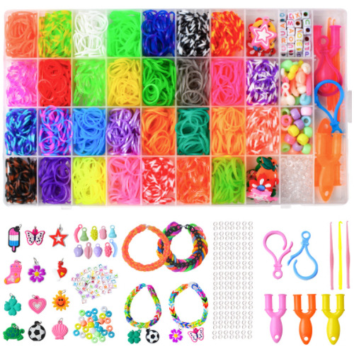 Kit De Pulseras Con Banda Elástica, Kit De Fabricación De Pu