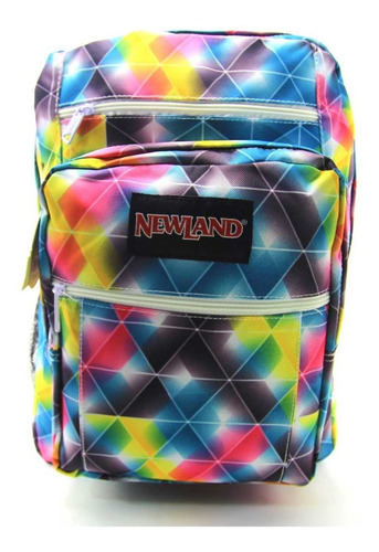 Imagem 2 de 6 de Mochila De Costas Newland Costas Polígonos 1017002