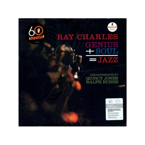 Vinilo Ray Charles Genius + Soul = Jazz Nuevo Y Sellado