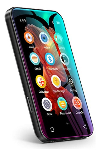 Reproductor Mp3 Timmkoo Con Bluetooth, Pantalla Táctil