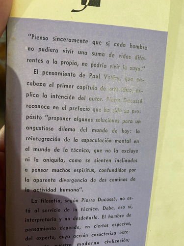 Las Técnicas Y El Filósofo Pierre Ducasse (Usado)
