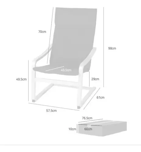 Sillón Flex Sillones Flex Sillón Para Sentarse Premium Tcweb Beige Liso