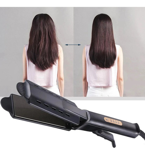 Plancha Pelo Vapor Ancho Plano 4 Niveles Ajustable 100-240v