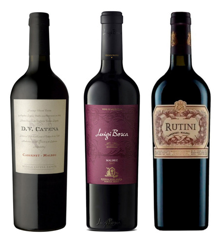 Rutini. Luigi Bosca. D.v. Catena. First Class Wine.