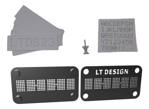 Kit De Grabado De Patente (con Stickers Adicionales)