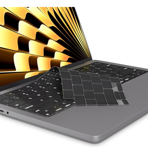 Kuzy Funda De Teclado Para Macbook Pro De 14 Pulgadas 16 Mm2