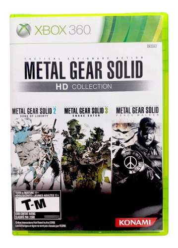Metal Gear Solid Hd Collection Xbox 360 En Español (Reacondicionado)