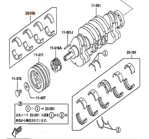 Jgo Metal Axial Ford Ranger 2.5 Mazda Bt50 2.5 Tailandesa