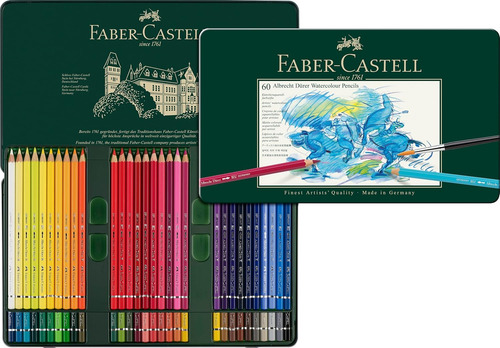 Faber Castell Albrecht 117560 Dura Lápices De Acuarela, 60 C