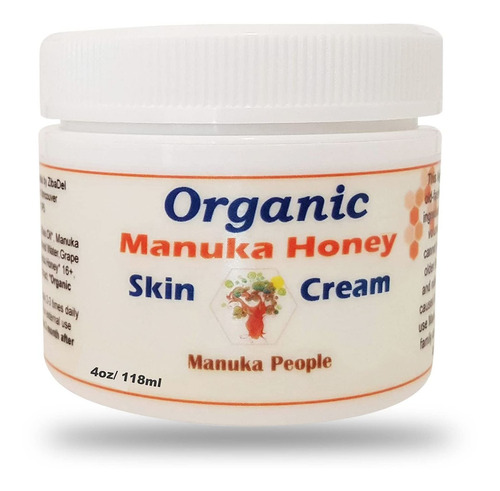 Crema Hidratante Intensa De Miel De Manuka Orgánica De 4 Onz