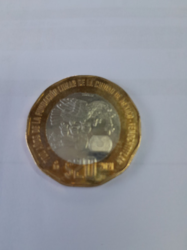 Moneda De 20 Pesos Conmemorativa A Los 700 Años