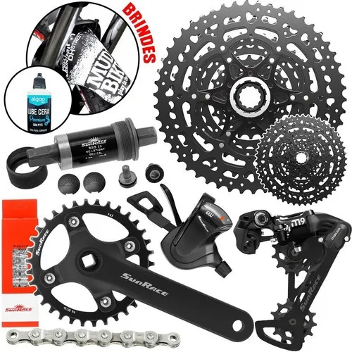 Grupo 9v Completo Sun Race 11x50 Mtb 26 29 Bike brinde