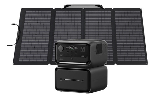 Generador Ecoflow River 3 Max Plus Ups (858wh) + Panel 220w