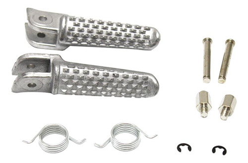 2pcs Reposapiés Laterales De La Motocicleta Reposapiés