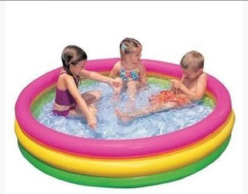 Piscina Inflable 1.14 Para 3 Niños 