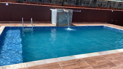 Imagem 7 de 10 de Casa Com Piscina No Cibratel 2, Em Itanhaém.