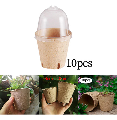 10 Macetas Para Vivero De Plantas, Macetas Para 8cm