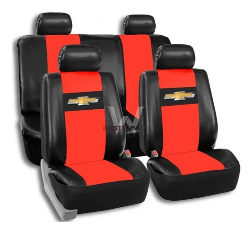 Imagen 1 de 4 de Funda Cubre Asiento Cuerina Chevrolet Corsa Meriva Prisma