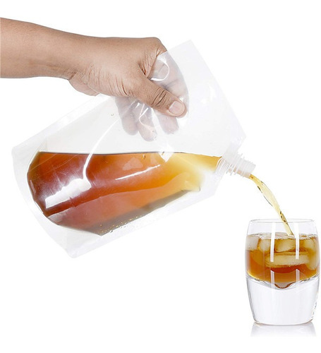 1000 Bolsa Para Líquidos Stand Up Pouch Con Taparros 1000 Ml