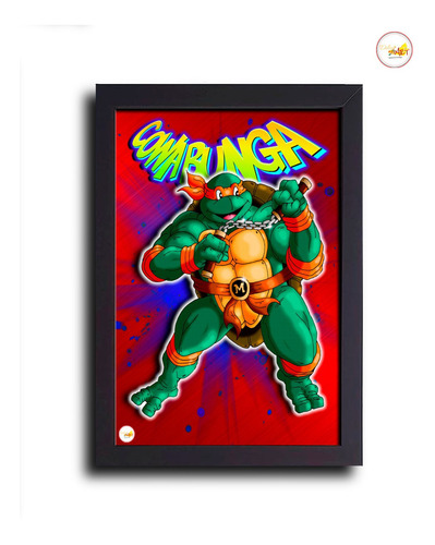 Imagen 2 de 8 de Cuadros Decorativos Tortugas Ninja- Dibujart