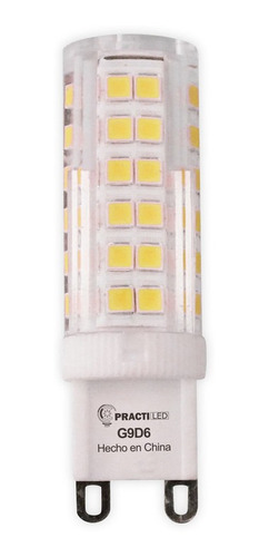 Imagen 2 de 4 de Lamparas Bipin Led G9 6w Dimmerizable Pack X 10