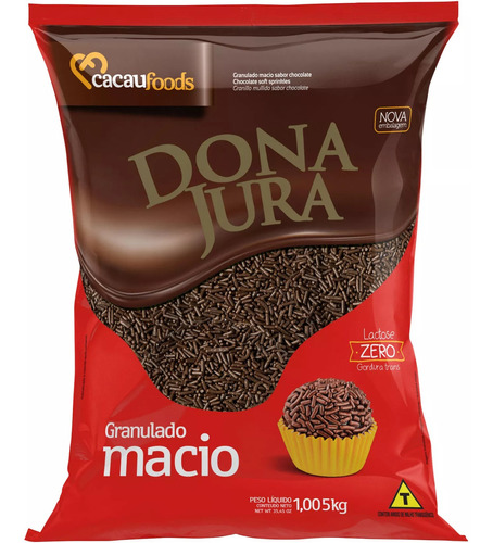 Granulado Chocolate Macio  Dona Jura 1,005kg