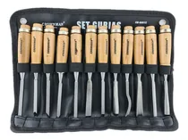 Comprar Juego De Cinceles Para Tallar Madera Gubia 12 Pieza Crownman