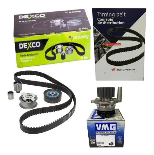 Kit Distribucion + Bomba Agua Vw Tiguan Passat Cc 2.0 Tdi