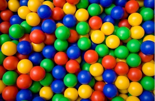Imagen 2 de 6 de Pelota Pelotero X 10 Plastico Colores Cotillón Fiestas