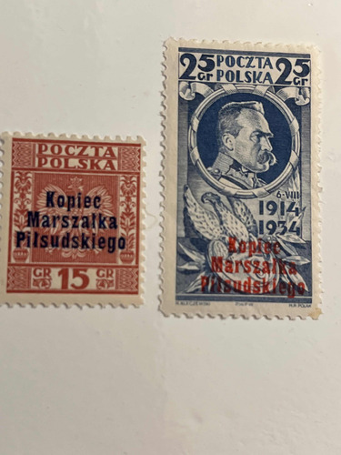 Estampilla De Polonia De 1935  Pilsudski