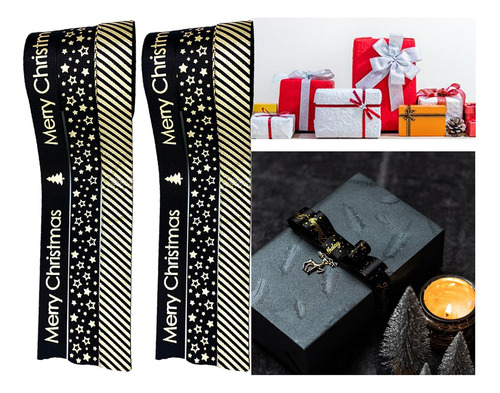 6 Piezas De Cinta Para Envolver Regalos, Manualidades